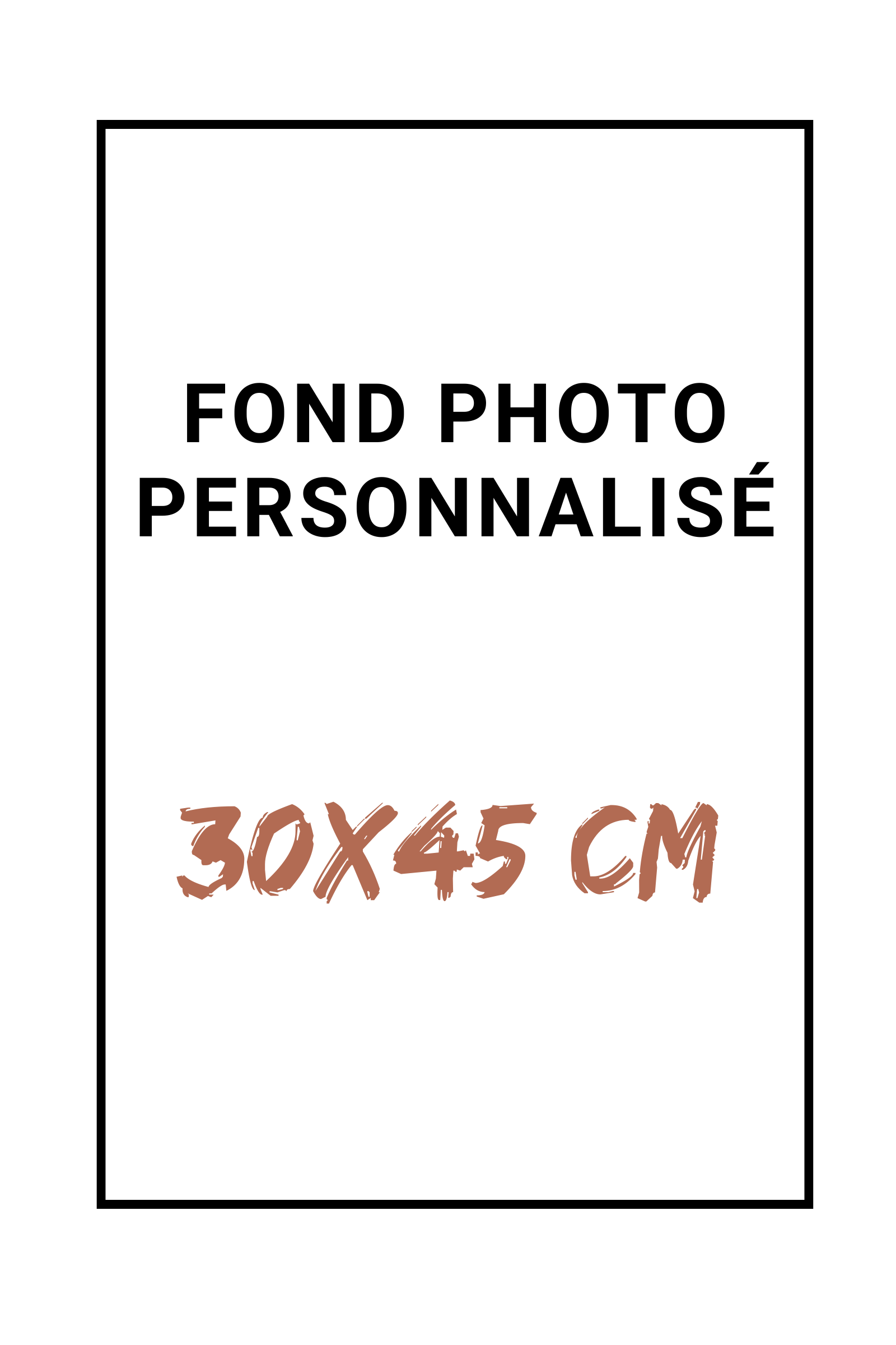 Fond Personnalisé 30x45 cm