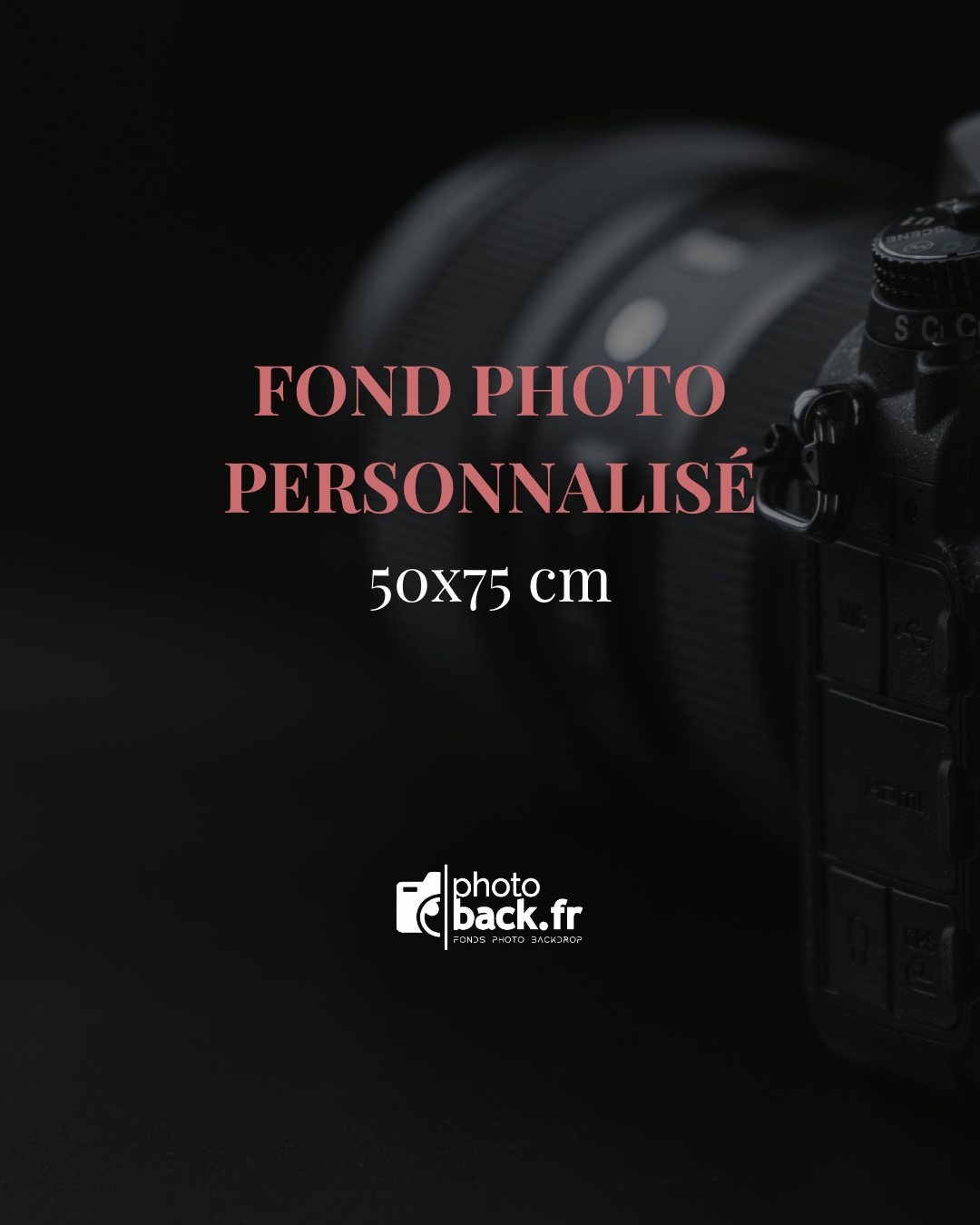 Fond Personnalisé 50x75 cm