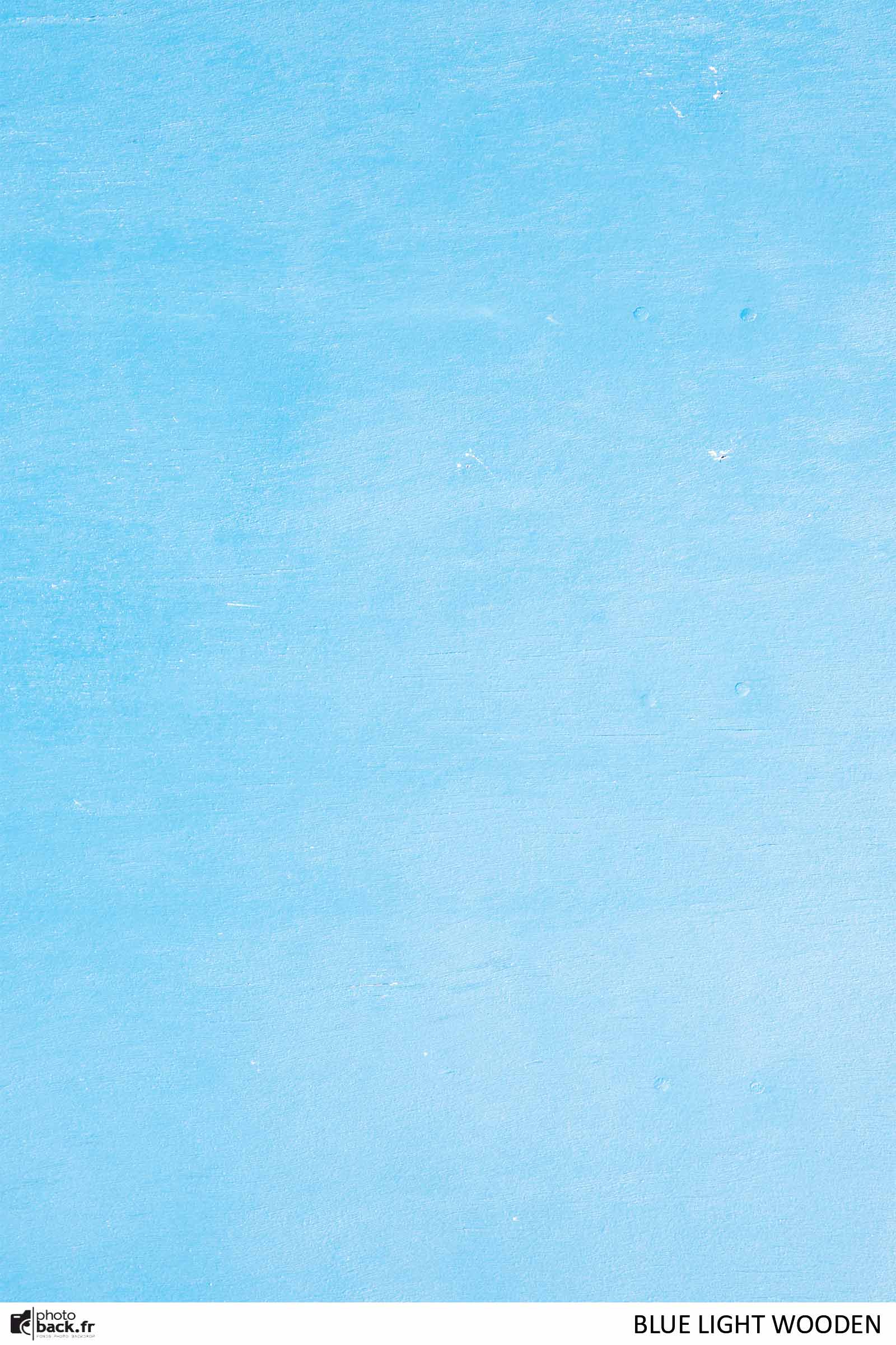 Blue light wooden