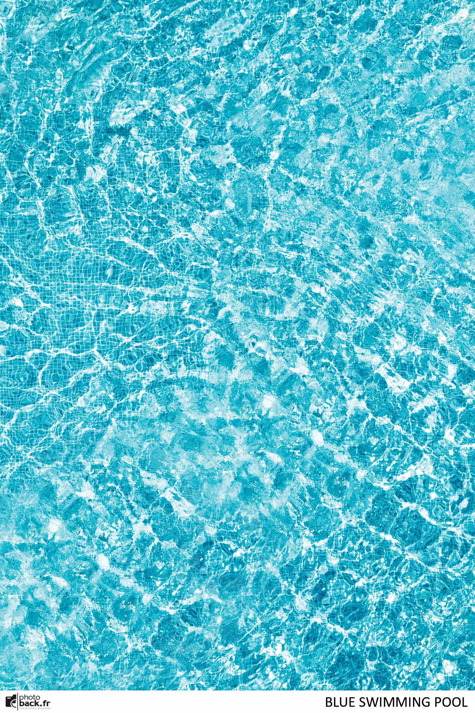 Blue swimming pool