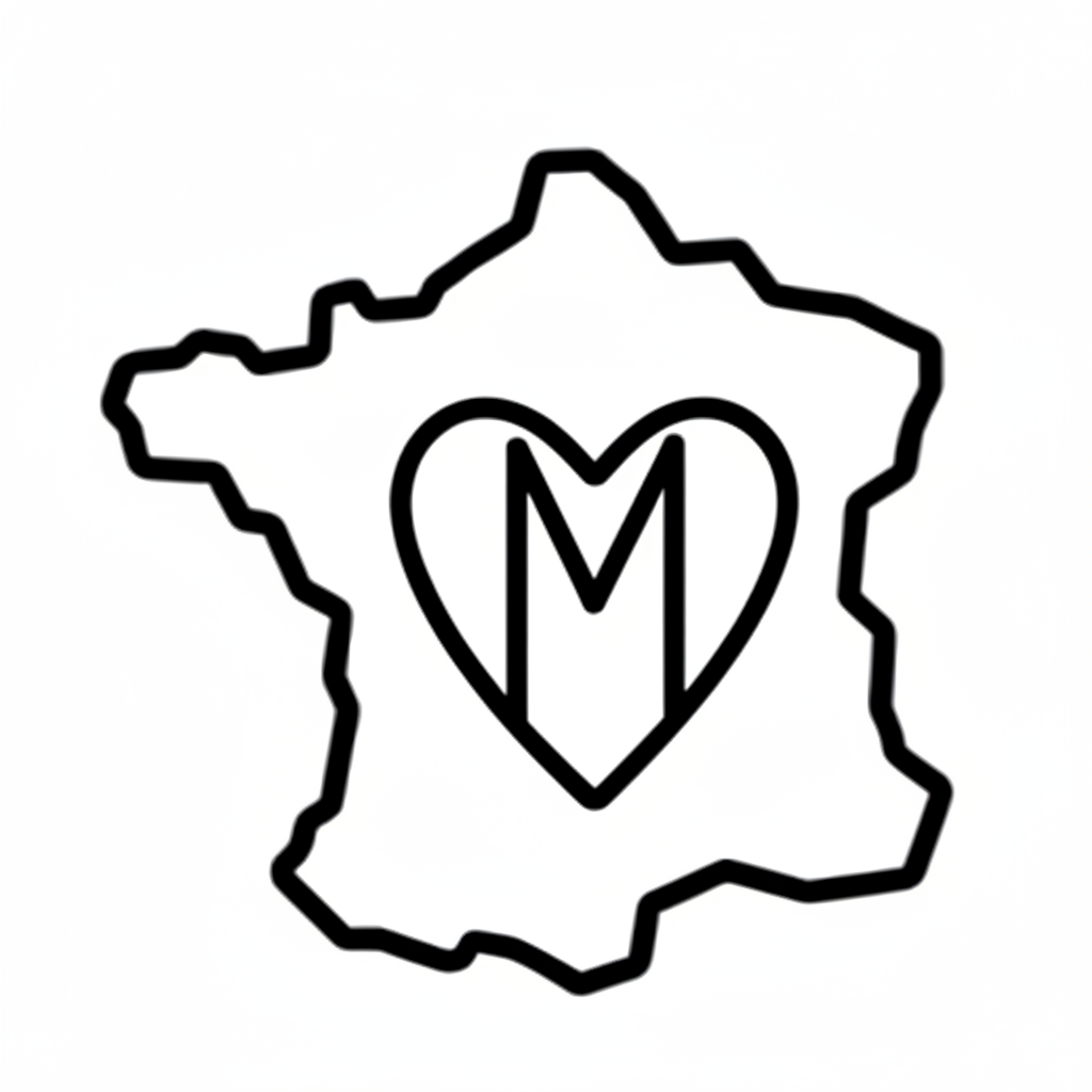 France fond blanc opaque
