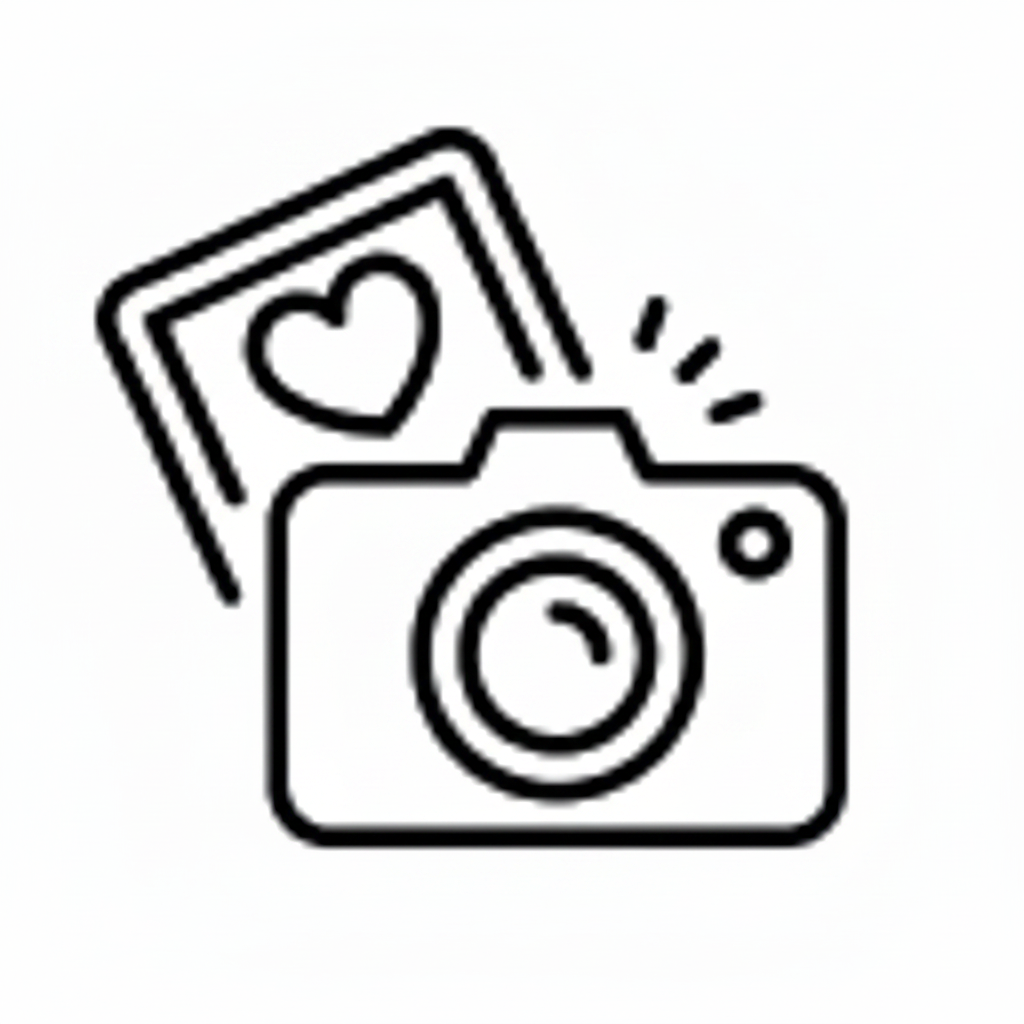Icône appareil photo inversée