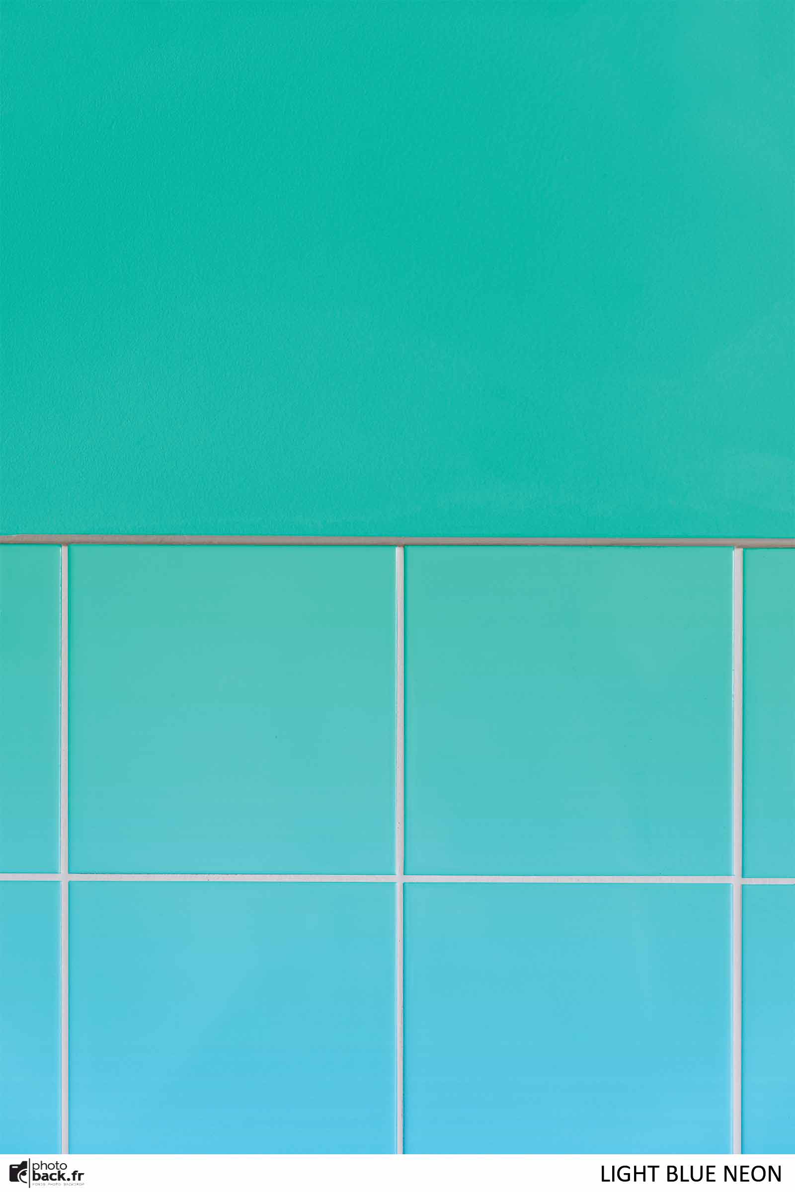 Light blue neon
