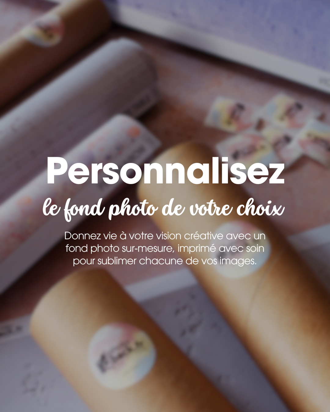 Fonds  photo personnalisés
