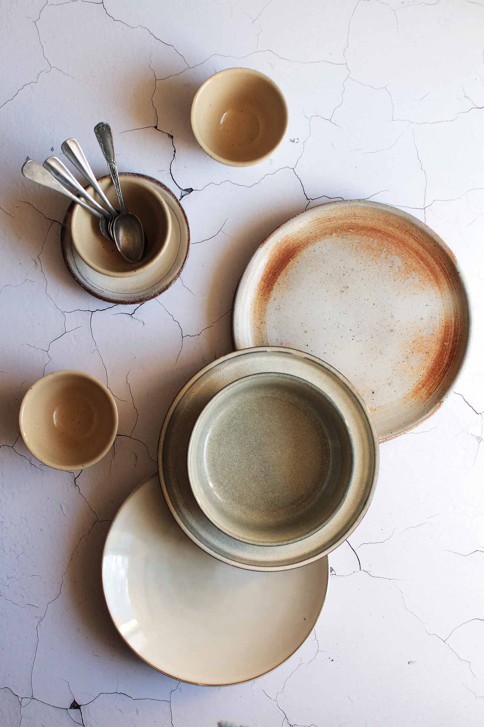 Cracked white